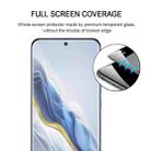 For Honor Magic6 Full Glue 9H HD 3D Curved Edge Tempered Glass Film(Black) - 3
