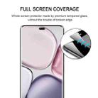 For Honor Magic7 Lite Full Glue 9H HD 3D Curved Edge Tempered Glass Film(Black) - 3