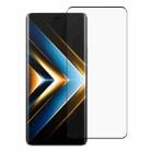 For Honor X50 GT Full Glue 9H HD 3D Curved Edge Tempered Glass Film(Black) - 1
