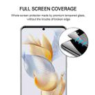 For Honor 400 Pro Global 160.8mm Full Glue 9H HD 3D Curved Edge Tempered Glass Film(Black) - 3
