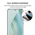 For Honor Magic5 25pcs Full Glue 9H HD 3D Curved Edge Tempered Glass Film(Black) - 3