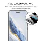 For Honor Magic6 Pro 25pcs Full Glue 9H HD 3D Curved Edge Tempered Glass Film(Black) - 3
