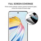 For Honor X9b 25pcs Full Glue 9H HD 3D Curved Edge Tempered Glass Film(Black) - 3
