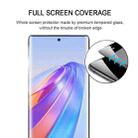 For Honor X40 25pcs Full Glue 9H HD 3D Curved Edge Tempered Glass Film(Black) - 3