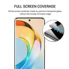 For Honor X50 25pcs Full Glue 9H HD 3D Curved Edge Tempered Glass Film(Black) - 3