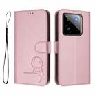 For Realme GT7 Pro / GT7 Pro Racing Litter Panda Embossing RFID Leather Phone Case with Lanyard(Pink) - 2
