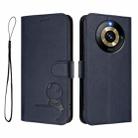 For Realme Narzo 60 Pro Litter Panda Embossing RFID Leather Phone Case with Lanyard(Blue) - 2