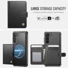 For Samsung Galaxy S23+ 5G JEEHOOD J09 Buckle Card Bag MagSafe Magnetic Style RFID Leather Phone Case(Black) - 2