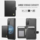 For Samsung Galaxy S21+ 5G JEEHOOD J09 Buckle Card Bag MagSafe Magnetic Style RFID Leather Phone Case(Black) - 2