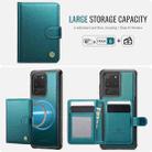 For Samsung Galaxy S20 Ultra 5G JEEHOOD J09 Buckle Card Bag MagSafe Magnetic Style RFID Leather Phone Case(Green) - 2