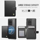 For Samsung Galaxy S20 Ultra 5G JEEHOOD J09 Buckle Card Bag MagSafe Magnetic Style RFID Leather Phone Case(Black) - 2