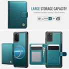 For Samsung Galaxy S20+ JEEHOOD J09 Buckle Card Bag MagSafe Magnetic Style RFID Leather Phone Case(Green) - 2
