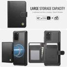 For Samsung Galaxy S20+ JEEHOOD J09 Buckle Card Bag MagSafe Magnetic Style RFID Leather Phone Case(Black) - 2