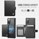 For Samsung Galaxy S20 FE JEEHOOD J09 Buckle Card Bag MagSafe Magnetic Style RFID Leather Phone Case(Black) - 2
