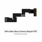 For iPhone 16 Pro Max JC Soldering Type Rear Camera Repair FPC Flex Cable - 2