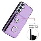 For Samsung Galaxy A26 5G Organ Card Bag Ring Holder Phone Case(Purple) - 2