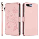 For iPhone 7 Plus / 8 Plus Butterfly Love Flower Multi-card Zipper Wallet Leather Phone Case(Pink) - 2
