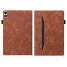 For Infinix Xpad 20 Splicing Shockproof Leather Tablet Case(Brown) - 2
