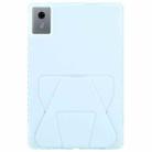 For Lenovo Xiaoxin Pad 11 2025 Folding Magnetic Holder Acrylic Leather Back Tablet Case(Sky Blue) - 3