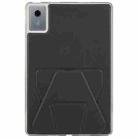 For Lenovo Xiaoxin Pad 11 2025 Folding Magnetic Holder Acrylic Leather Back Tablet Case(Black) - 3