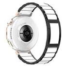 18mm Ceramic Quick Release Folding Buckle Stainless Steel Watch Band(Black) - 2