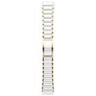 18mm Ceramic Quick Release Folding Buckle Stainless Steel Watch Band(Rose Gold) - 3
