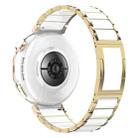 18mm Ceramic Quick Release Folding Buckle Stainless Steel Watch Band(Gold) - 2
