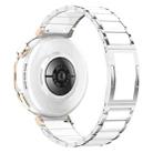 18mm Ceramic Quick Release Folding Buckle Stainless Steel Watch Band(Starlight) - 2