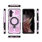 For Samsung Galaxy M36 5G India J-20 Solid Color MagSafe Magnetic TPU+PC Phone Case(Pink) - 2