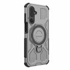 For Samsung Galaxy M36 5G India J-20 Solid Color MagSafe Magnetic TPU+PC Phone Case(Grey) - 3
