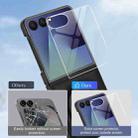 For Samsung Galaxy Z Flip7 5G Folding Rotation Holder MagSafe Film Integrated Leather Phone Case(Black) - 3