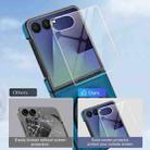 For Samsung Galaxy Z Flip7 5G Folding Rotation Holder MagSafe Film Integrated Leather Phone Case(Blue) - 3