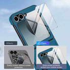For Samsung Galaxy Z Flip5 Folding Rotation Holder MagSafe Film Integrated Leather Phone Case(Blue) - 3