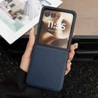 For Motorola Razr 60 / 50 Litchi Texture Folding Back Cover Phone Case(Blue) - 1