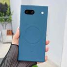 For Google Pixel 7a Solid Color Liquid Silicone MagSafe Magnetic Phone Case(Royal Blue) - 1