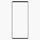 For LG Wing 5G Full Glue 9H HD 3D Curved Edge Tempered Glass Film(Black) - 2