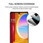For LG Velvet 25pcs Full Glue 9H HD 3D Curved Edge Tempered Glass Film(Black) - 3
