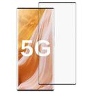 For ZTE Axon 40 Ultra Full Glue 9H HD 3D Curved Edge Tempered Glass Film(Black) - 1