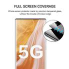 For ZTE Axon 40 Ultra Full Glue 9H HD 3D Curved Edge Tempered Glass Film(Black) - 3