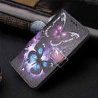 For iPhone 17 Color Drawing Pattern Leather Phone Case(Two Butterflies) - 2