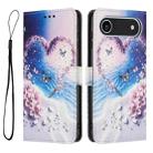 For iPhone 17 Air Color Drawing Pattern Leather Phone Case(Love Butterfly) - 3
