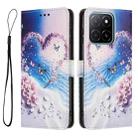 For Honor X6c 4G Color Drawing Pattern Leather Phone Case(Love Butterfly) - 3