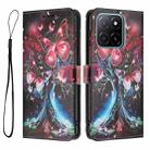 For Honor X6c 4G Color Drawing Pattern Leather Phone Case(Butterfly Tree) - 3