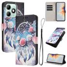 For itel A90 Color Drawing Pattern Leather Phone Case(Flower Wind Chime) - 1
