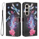 For itel A95 5G Color Drawing Pattern Leather Phone Case(Dragonfly) - 3