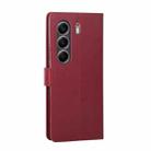 For Tecno Camon 40 Pro 4G / 5G 3-Card Slots Multifunctional Leather Phone Case(Wine Red) - 3