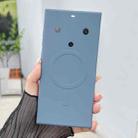 For Huawei Mate 60 Pro+ Solid Color Liquid Silicone MagSafe Magnetic Phone Case(Lavender Grey) - 1