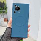 For Huawei Pura 70 Ultra Solid Color Liquid Silicone MagSafe Magnetic Phone Case(Royal Blue) - 1