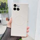 For Xiaomi 14 Solid Color Liquid Silicone MagSafe Magnetic Phone Case(Antique White) - 1
