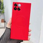 For Xiaomi 14 Solid Color Liquid Silicone MagSafe Magnetic Phone Case(Red) - 1